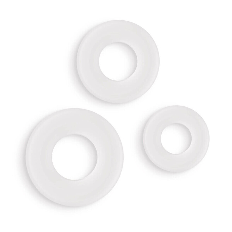 Acquista NS Novelties Anello per cazzo bianco Firefly NS Novelties Anello per cazzo bianco Firefly