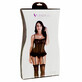 Corset S Pleasures Negru (Marime unica)