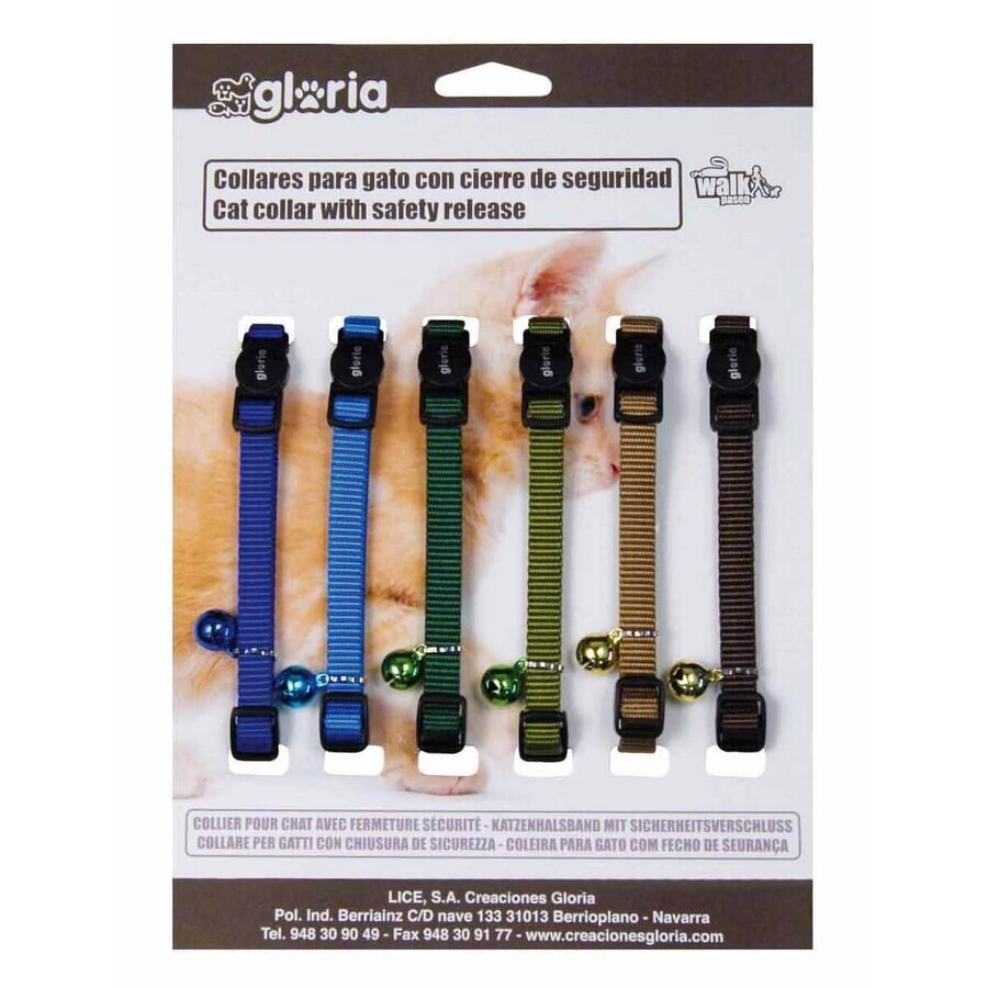 Guler de pisică Gloria Fashion Multicolor Neted 6 Unități
