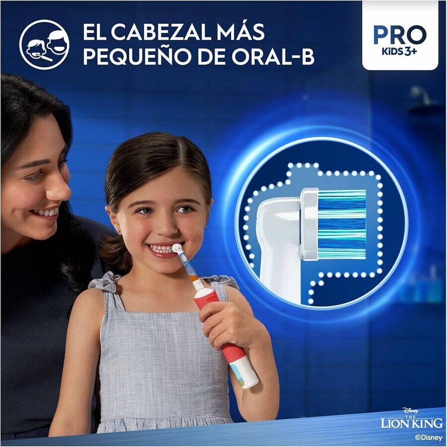Elektrische tandenborstel Oral-B Rey Leon Rood Multicolour