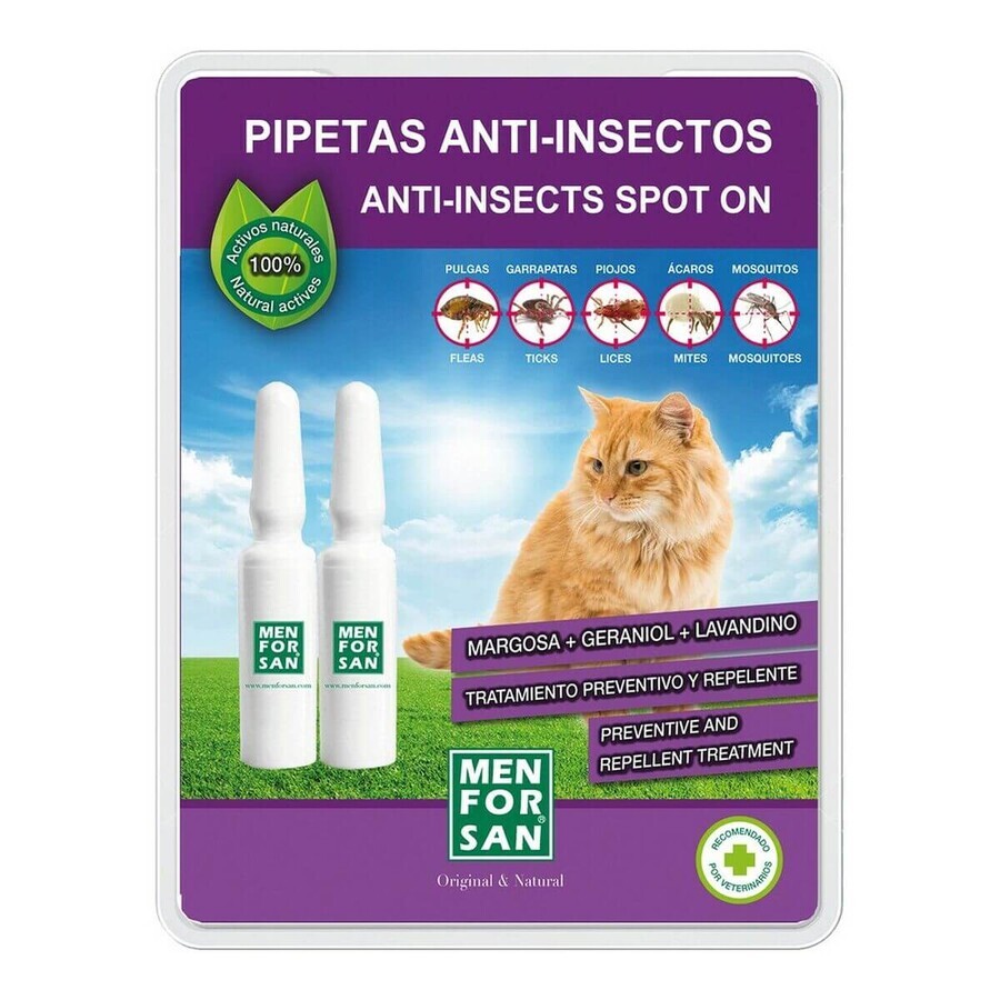 Cumpără Repelent împotriva împotriva insectelor Menforsan 2 Unități Pipete Cric Repelent împotriva împotriva insectelor Menforsan 2 Unități Pipete Cric