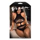 Leotard Fantasy Lingerie Negru O mărime