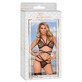 Set di biancheria intima Exposed Nero (L/XL)
