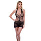 Abito Baci Lingerie Nero (Taglia unica)