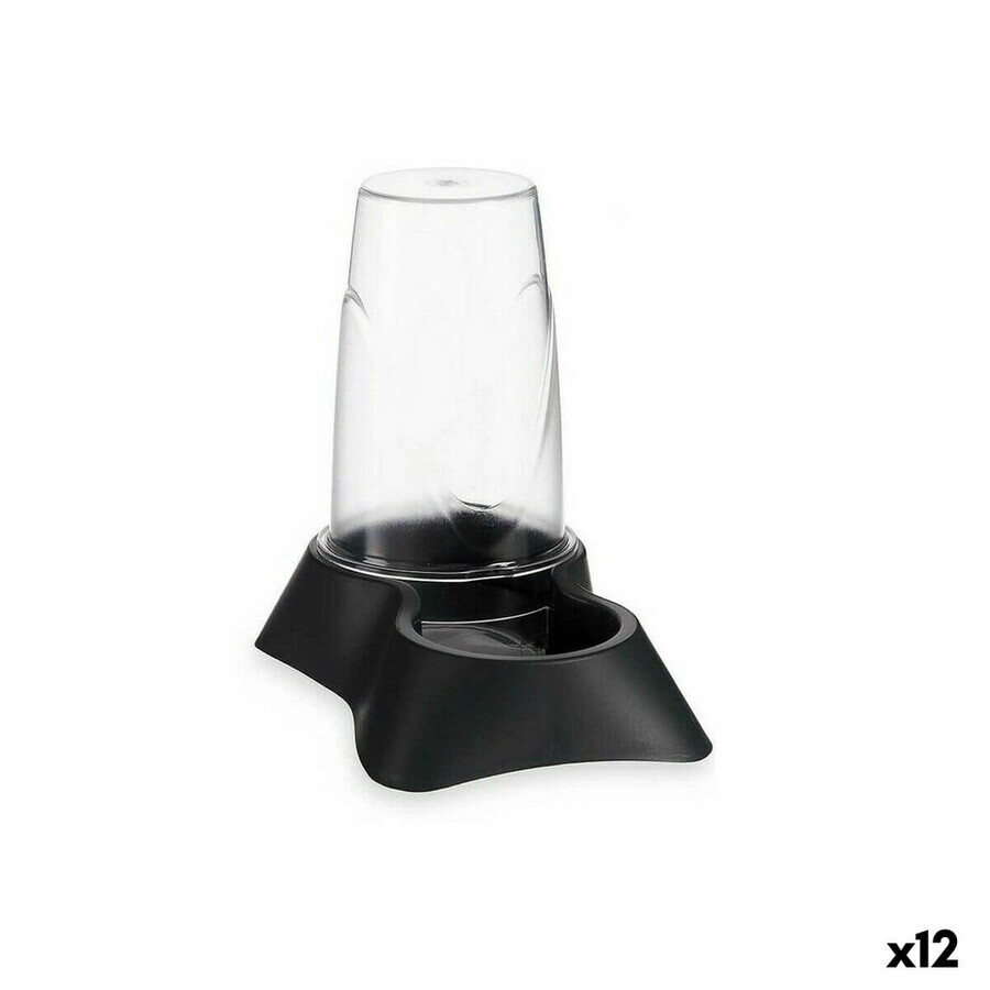 Comprar Castron de hrană pentru animale de companie Transparent Antracit polipropilenă 650 ml 12,5 x 18 x 19 cm Castron de hrană pentru animale de companie Transparent Antracit polipropilenă 650 ml 12,5 x 18 x 19 cm