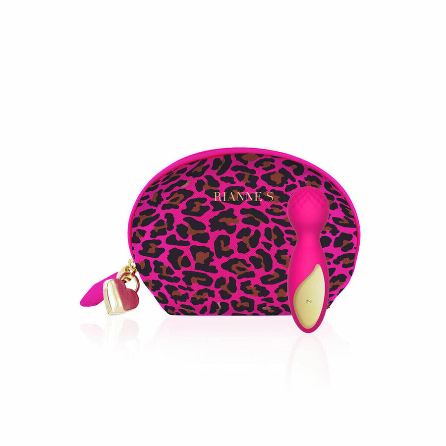 Zauberstab Massager Lovely Leopard Mini Rianne S Rosa Golden
