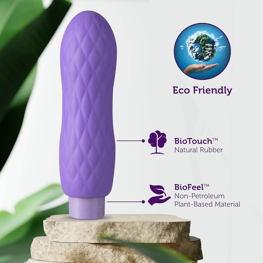 Multifunction Powerful Vibrator Blush Novelties Gaia Eco Bliss Plant-Based 4Waterproof