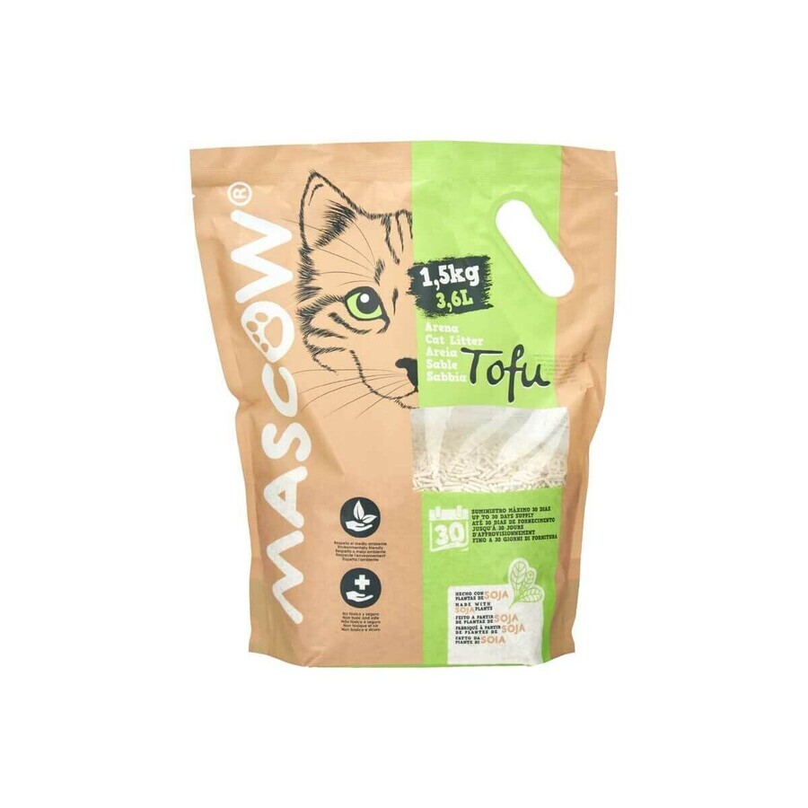 Katzenstreu 1,5 Kg Soja Weiß (8 Stück) Katzenstreu 1,5 Kg Soja Weiß (8 Stück)