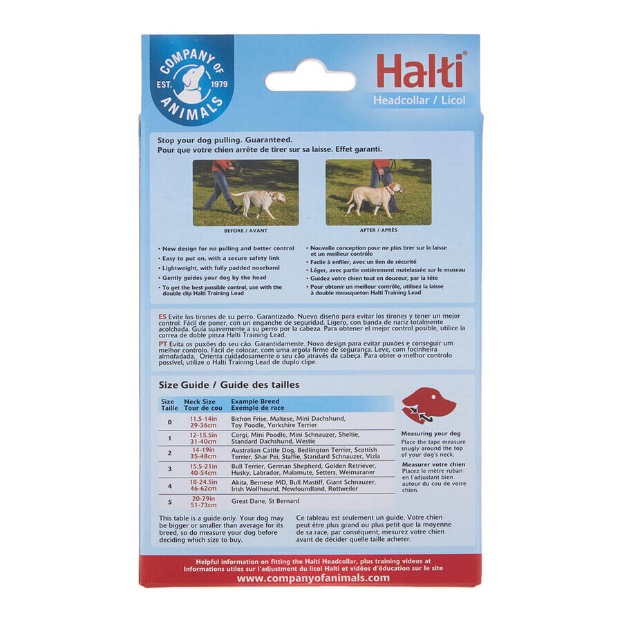 Dog Training Collars Company of Animals Halti Black Muzzle (35-48 cm) Dog Training Collars Company of Animals Halti Black Muzzle (35-48 cm)