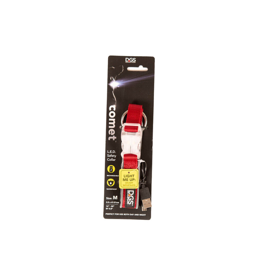 Zgardă pentru câini Dog Gone Smart Roșu 12 Lumină Zgardă pentru câini Dog Gone Smart Roșu 12 Lumină