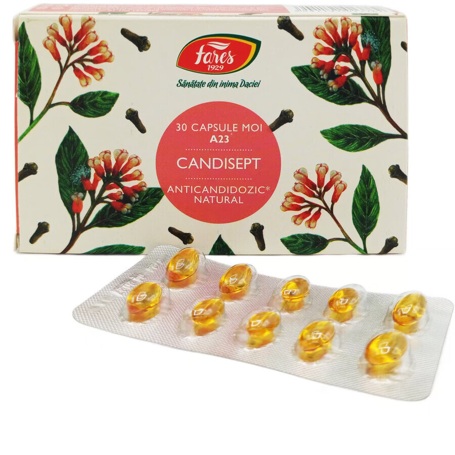 Candisept, A23, 30 capsules me, Fares