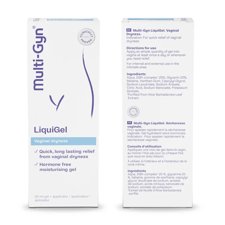 Gel for preventing and treating vaginal dryness Liquigel Multi-Gyn, 50 ml, Bioclin