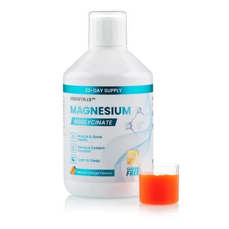 Bisglicinato de magnesio Essentials 100, 500 ml, Swedish Nutra