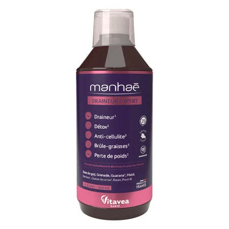 Draineur Expert Blackcurrant Flavored Drink, 500 ml, Manhae