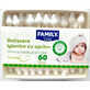 Ear sticks with stopper, 60 pieces, Family Care