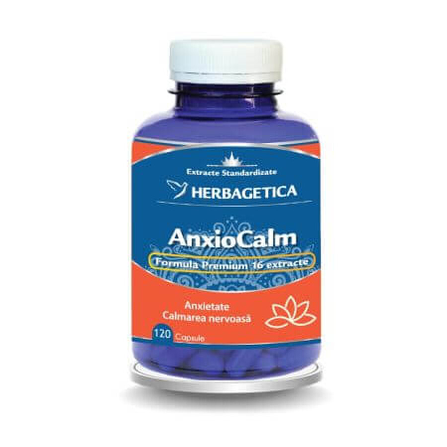 Anxiocalm, 120 capsules, Herbagetica