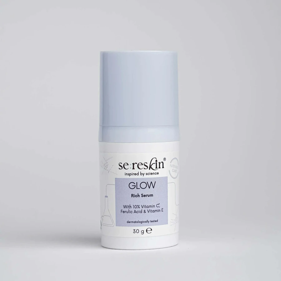 Sérum éclaircissant pour le visage avec 10% de vitamine C, E et acide ferulique, 30 g, Se:Reskin
