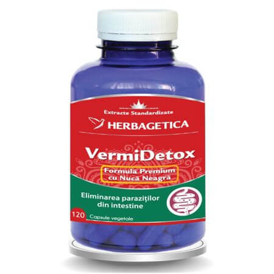 Vermidetox, 120 capsules, Herbagetica