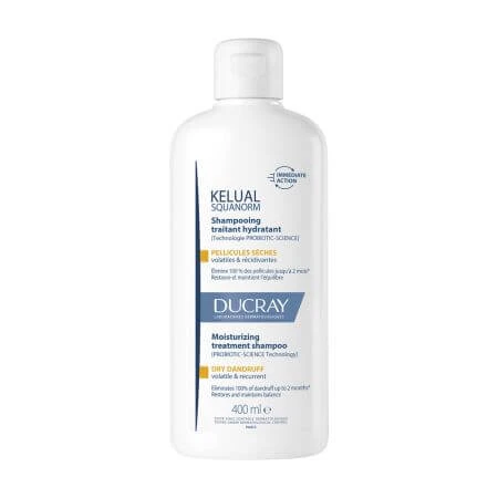 Kelual Squanorm dry dandruff shampoo, 400 ml, Ducray