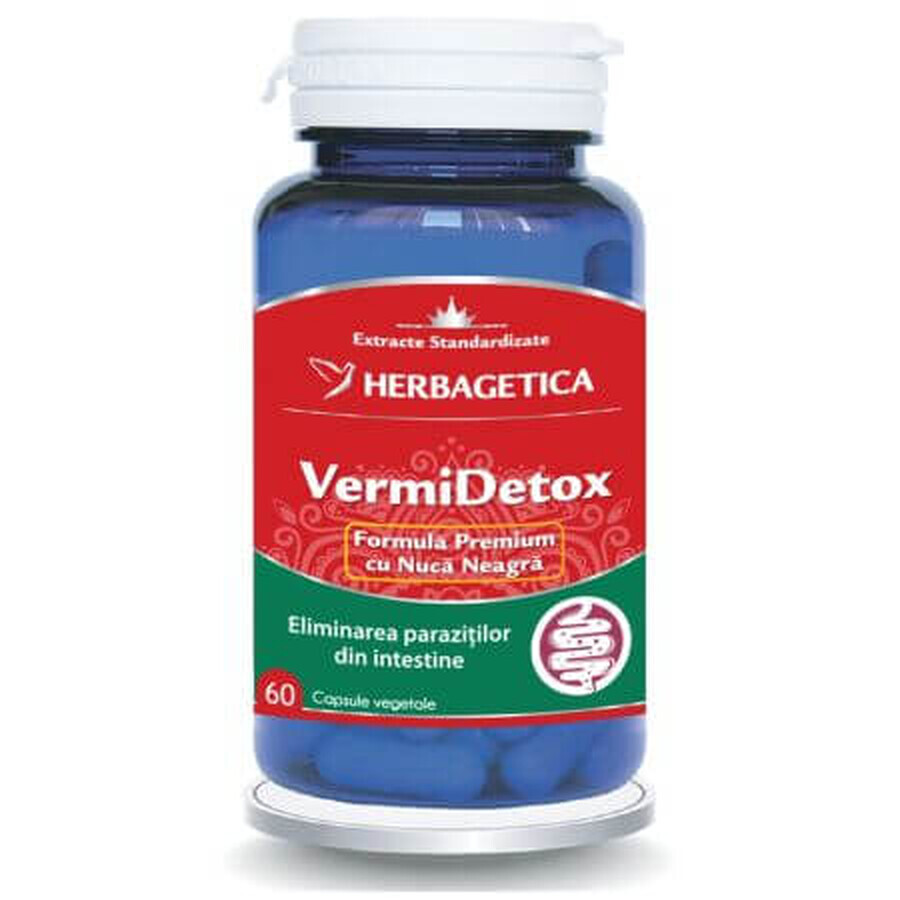 Vermidetox, 60 capsules, Herbagetica