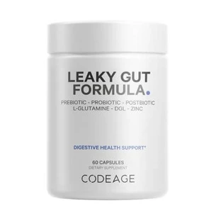 Leaky Gut Formula mit Probiotika und L-Glutamin für die Darmschleimhaut Leaky Gut Formula CodeAge, 60 Kapseln, GNC, GNC