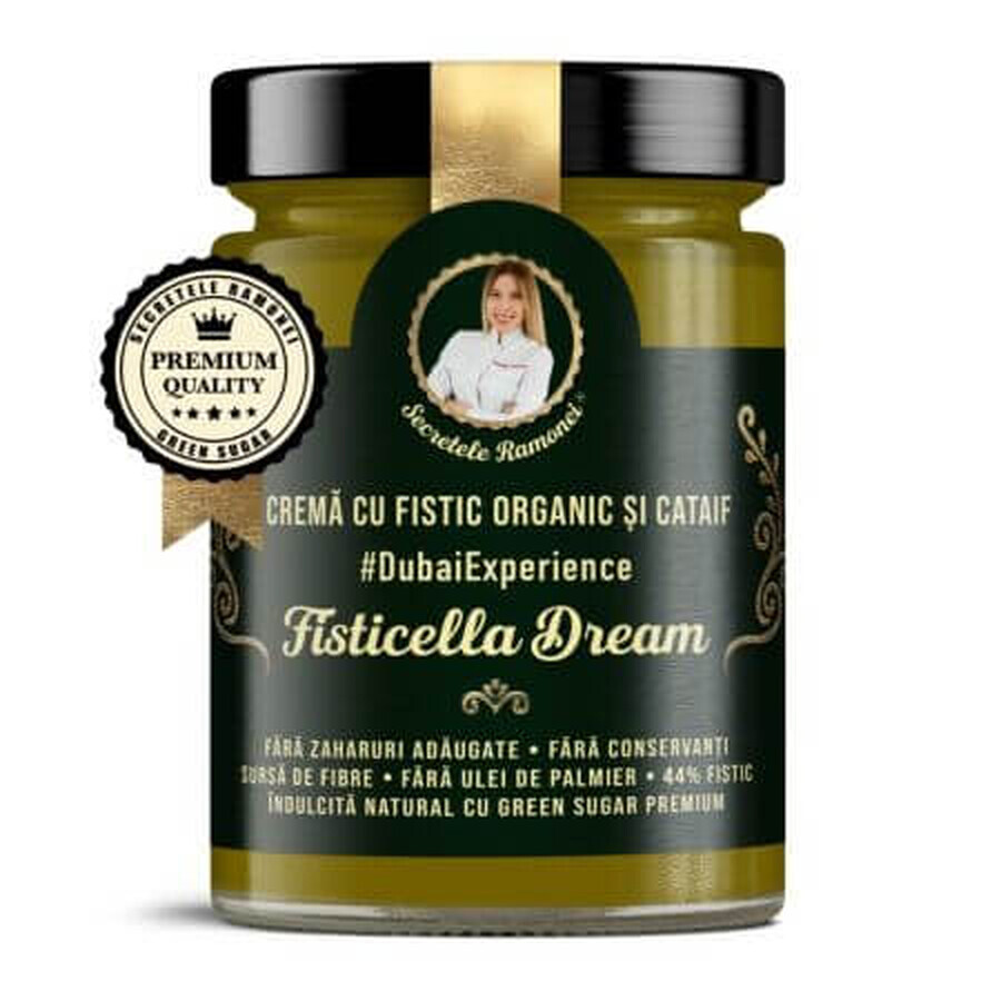 Organic pistachio cream with Dubai Experience Fisticella Dream, 350 g, Ramona's Secrets