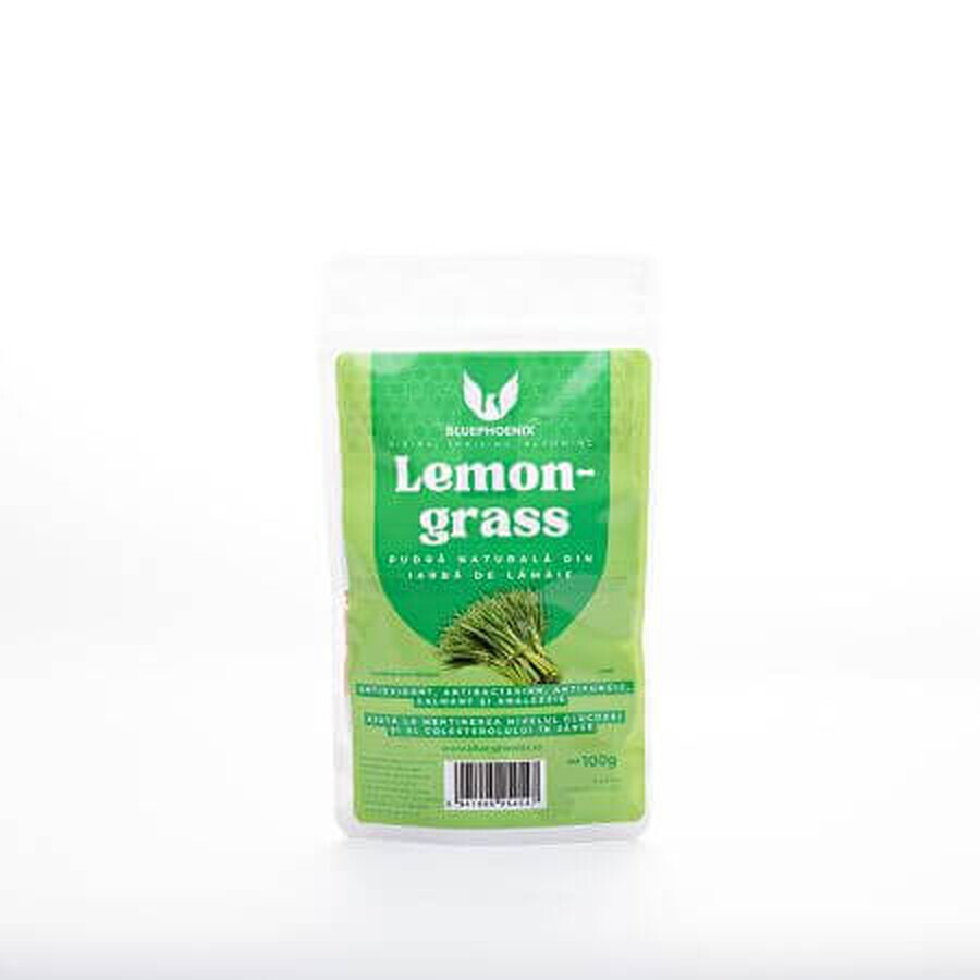 Lemongrass natural powder, 100 g, Blue Phoenix