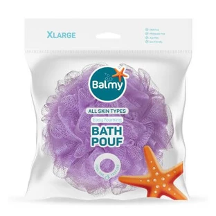Esponja de baño Flor morada, 1 pieza, Balmy