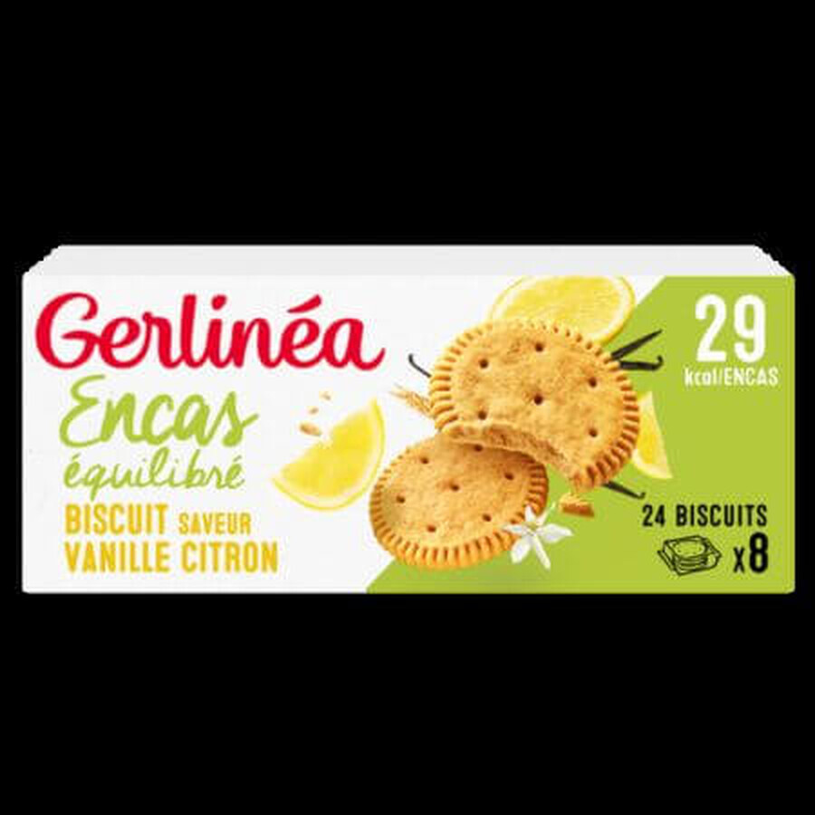 Lemon - Vanilla protein biscuits, 156 g, Gerlinea