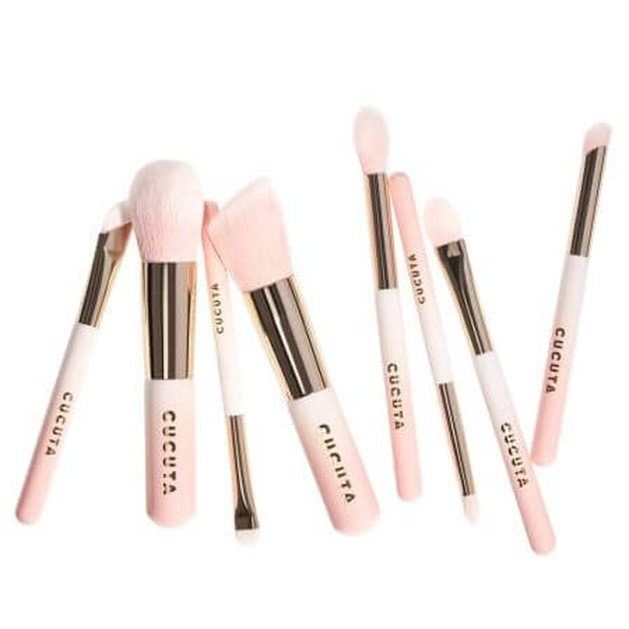 Reisset Baby Make-up kwastenset, 8 kwasten, Cucuta Beaty