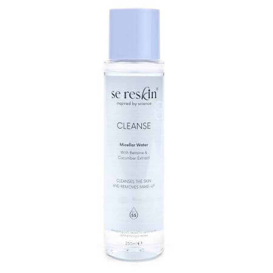 Agua micelar con betaína y extracto de pepino, 250 ml, Se:Reskin