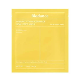 Radiant Vita Niacinamide Radiant Vita Niacinamide Real Deep Mask, 34 g, Biodance