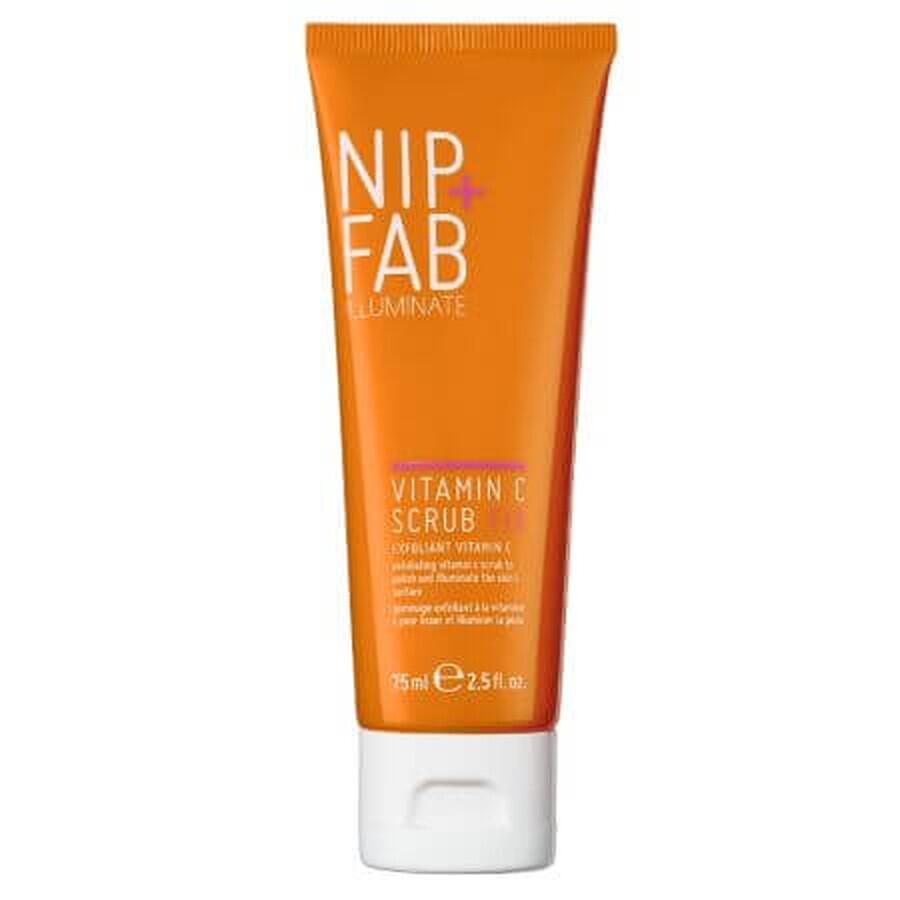Exfoliante facial con vitamina C, 75 ml, NIP+FAB