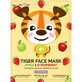 Masque pour adolescents Tigre 7&#232;me ciel, 1 pi&#232;ce, Montagne Jeuness