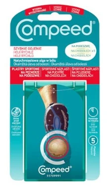 Compeed Sport sole blister plasters, 5 pieces