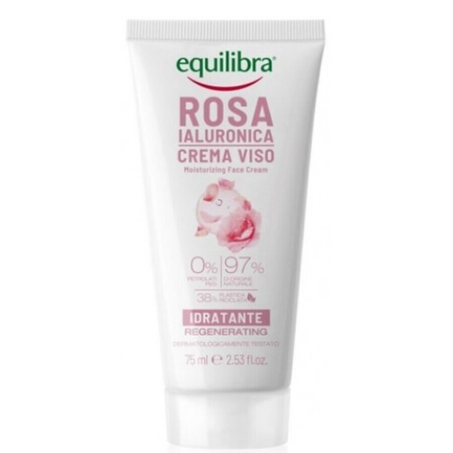 Equilibra, Hydraterende Rozencrème, 75 ml