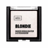Wibo Blondie Baked Highlighter amp; Eyeshadow Baked highlighter pentru față și ochi 1, 4 g