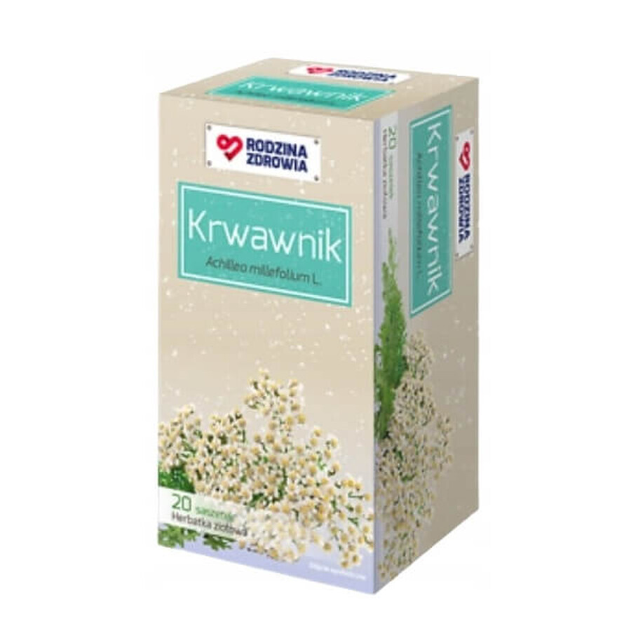 Family Health Yarrow Tea, 20 sachets