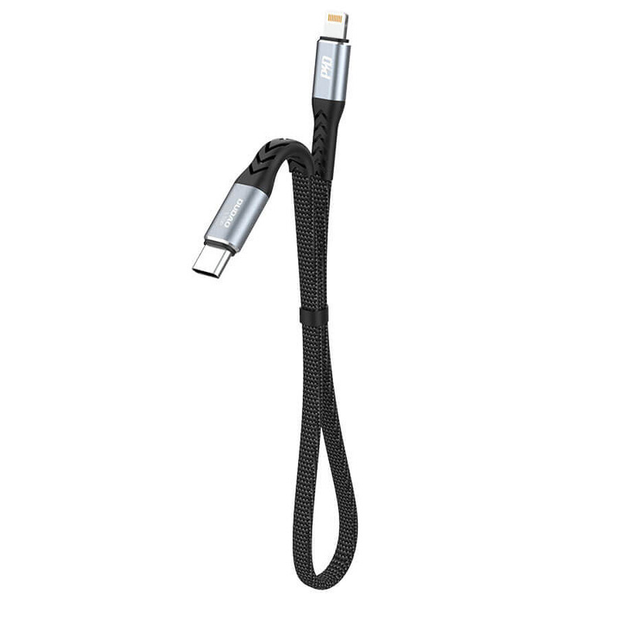Dudao L10P Lightning - USB-C PD 20W cablu 0.23m - negru
