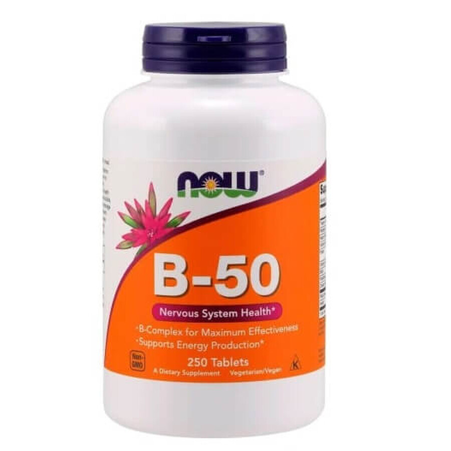 Now Foods, Vitamin B-50, 250 tablets