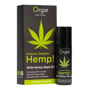 Orgie Hemp ! Intense Orgasm Stimulating Intimate Gel, 15ml