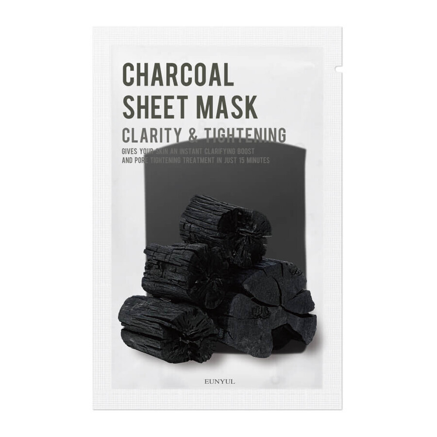 Eunyul Mascarilla Limpiadora con Carbón Vegetal, 22ml