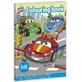 Tarjeta A4 para colorear de coches