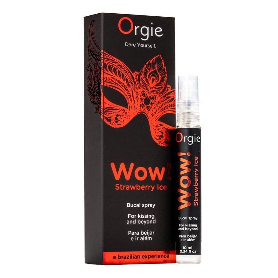 Orgie Wow! Verkoelende Lip Spray Aardbei Ijs, 10ml