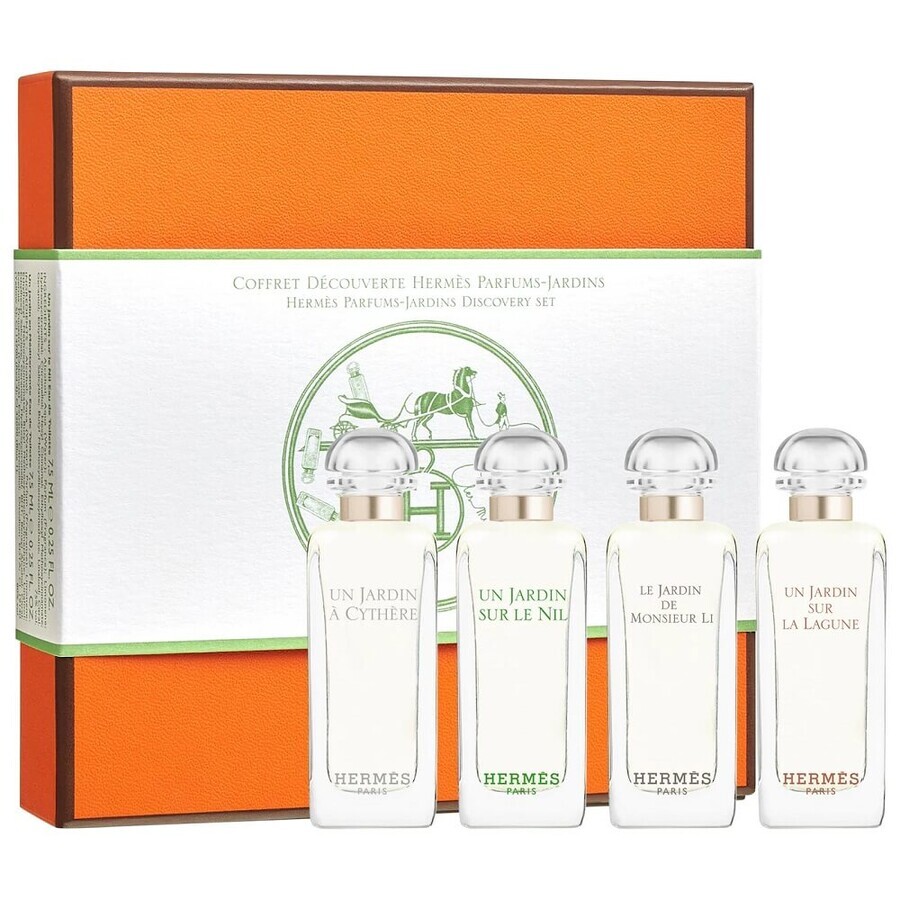 Boutique Hermes Parfums-Jardins Discovery, Coffret Eau de Toilette, 4 x 7.5ml Hermes Parfums-Jardins Discovery, Coffret Eau de Toilette, 4 x 7.5ml