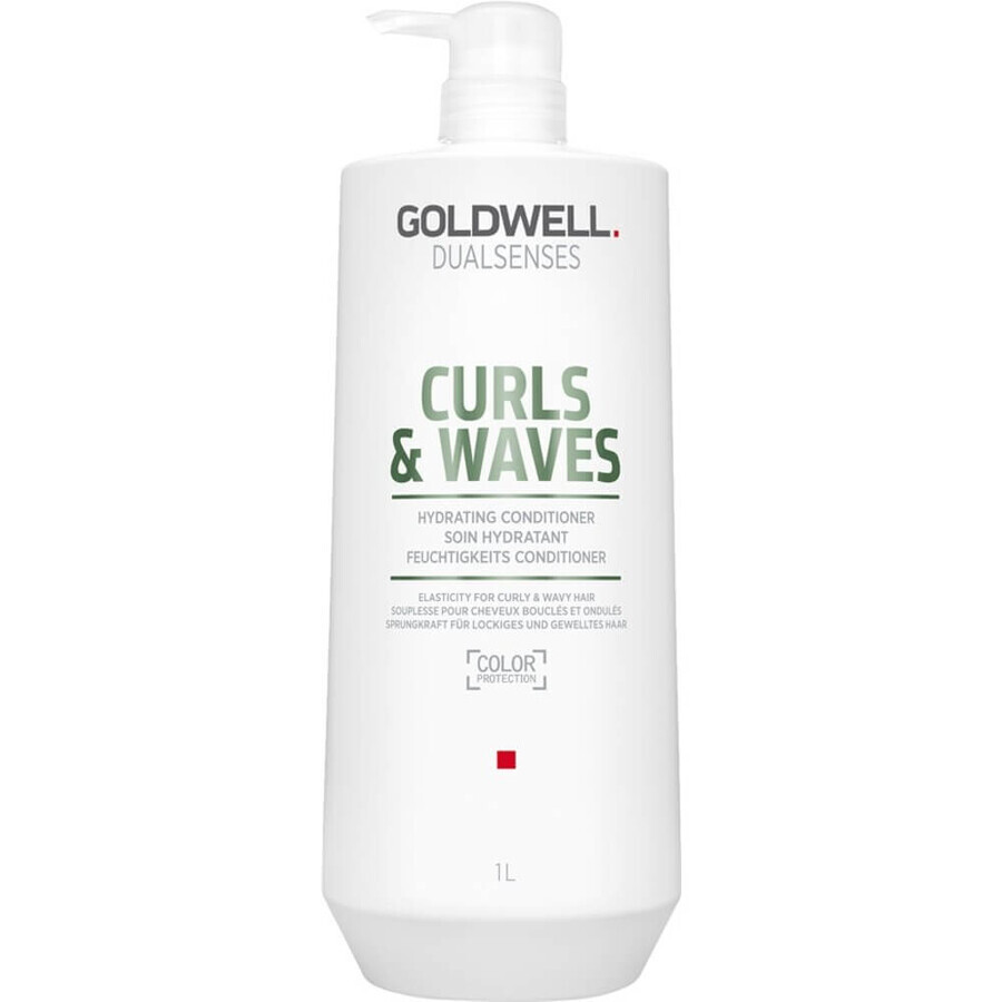 Goldwell Dualsenses Curls amp; Waves Acondicionador Hidratante para Cabello Rizado, 1000 ml