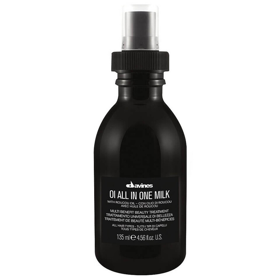 Davines OI All In One Milk Lait capillaire hydratant pour réduire les frisottis, 135 ml