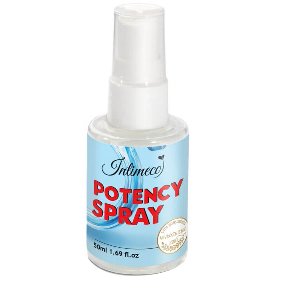 Intimeco Potency Spray Lozione intima per uomini per migliorare la potenza, 50 ml