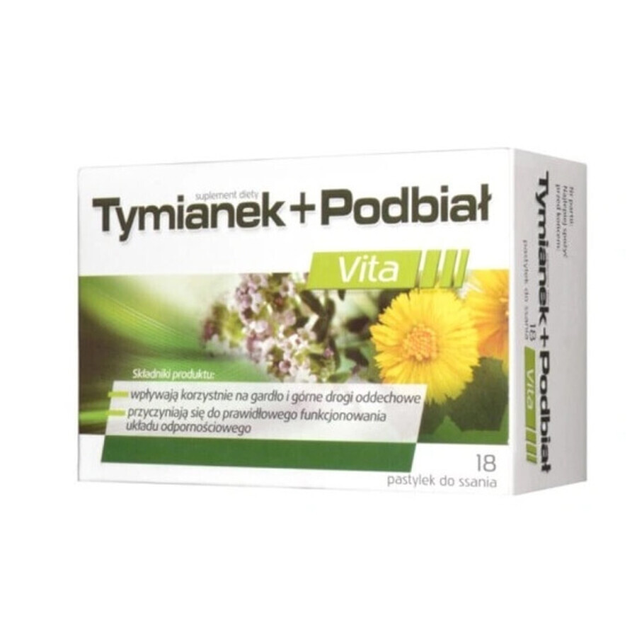 Thymian und Huflattich, 18 Lutschtabletten
