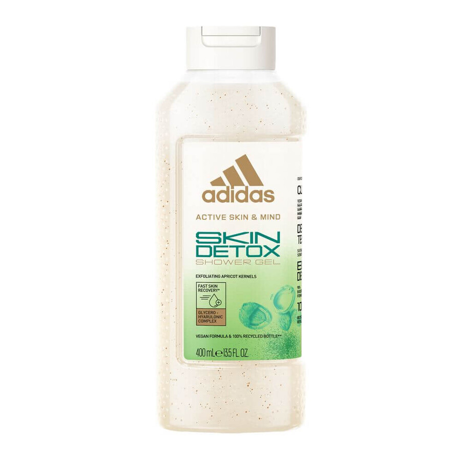 Gel de ducha Adidas Active Skin amp; Mind Skin Detox para mujer, 400 ml